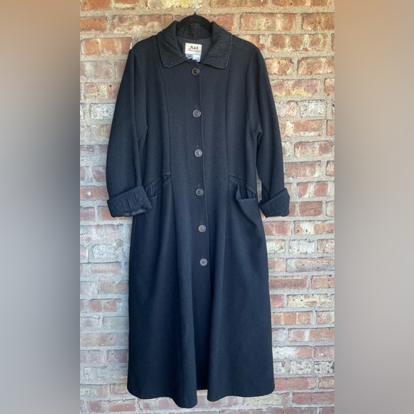 Flax by Jeanne Engelhart Wool Blend Maxi Coat🖤 - Picture 1 of 13